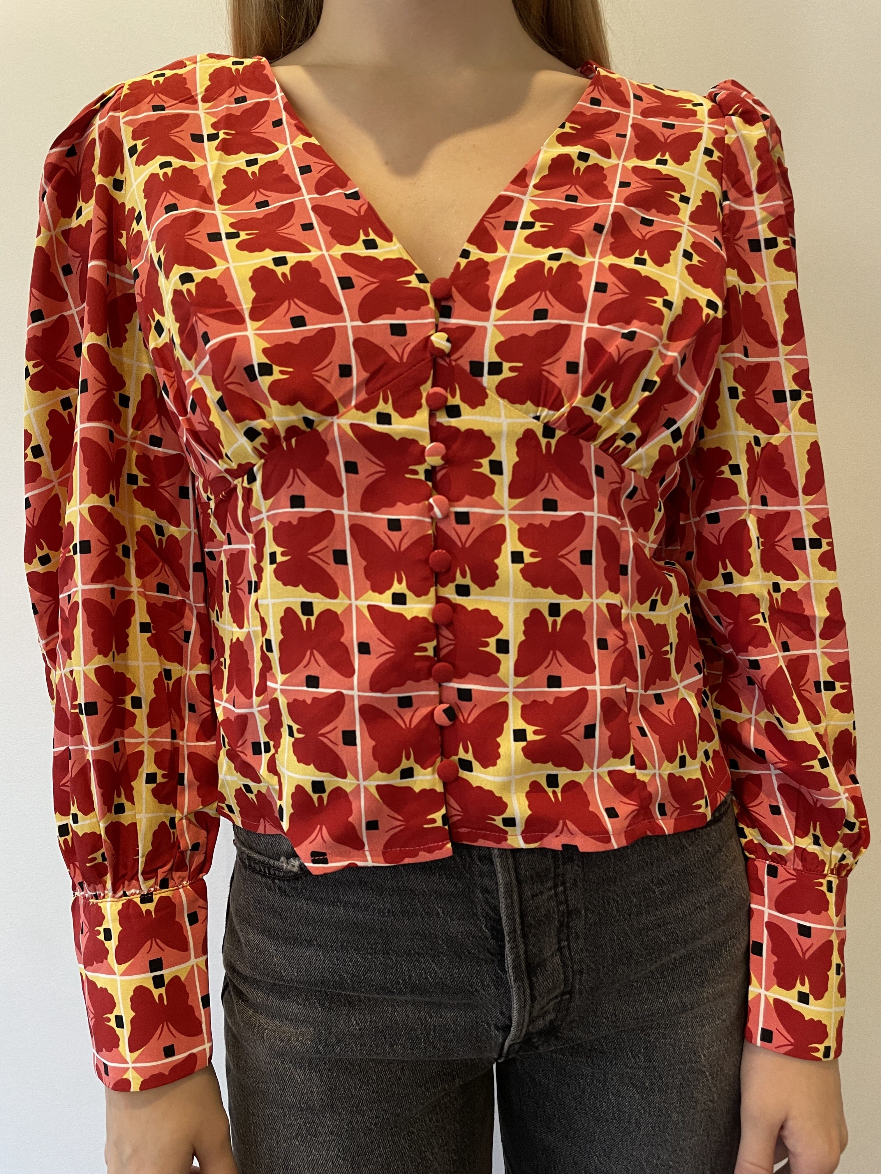 BUTTERFLY BLOUSE Top GLAMOROUS 