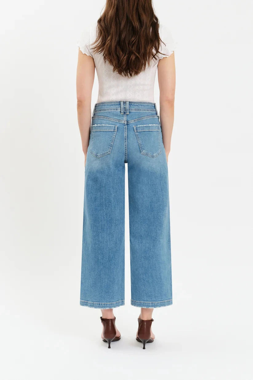 VALLEY GIRL - HIGH RISE PATCHPOCKET DENIM DENIM DAZE 