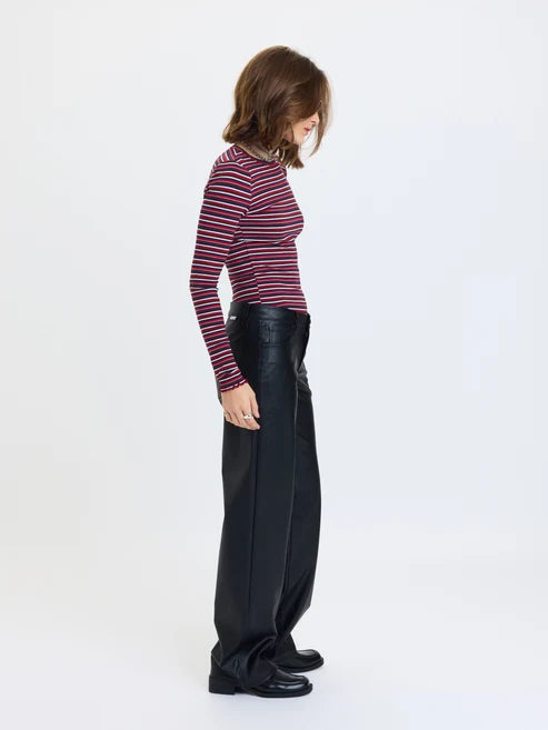 KEEPER LOW RISE LEATHER PANT