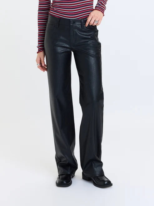 KEEPER LOW RISE LEATHER PANT