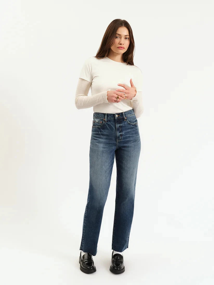  womens straight leg denim, sundaze tough love jeans