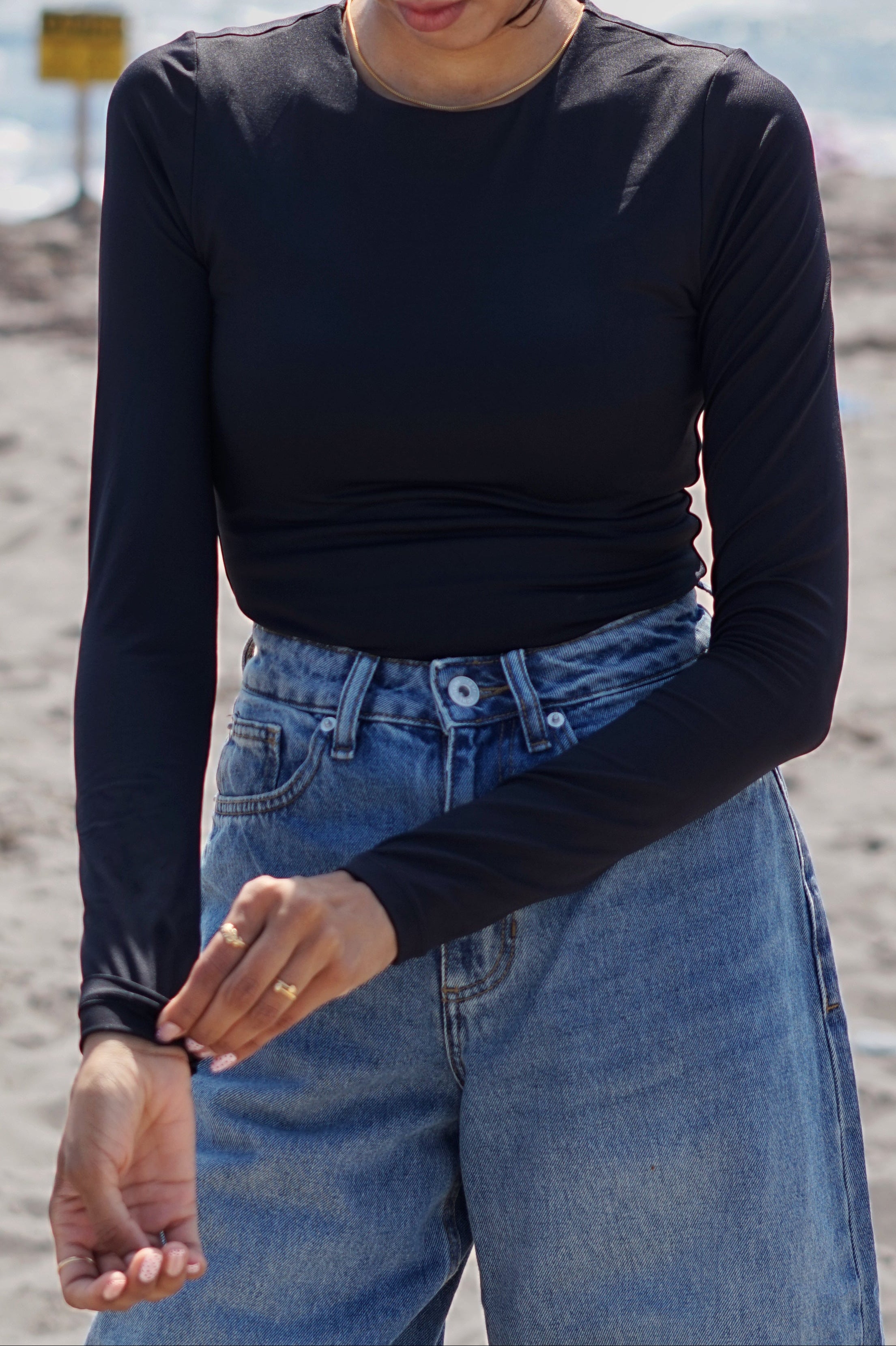 SCULPT LONG SLEEVE (BLACK)