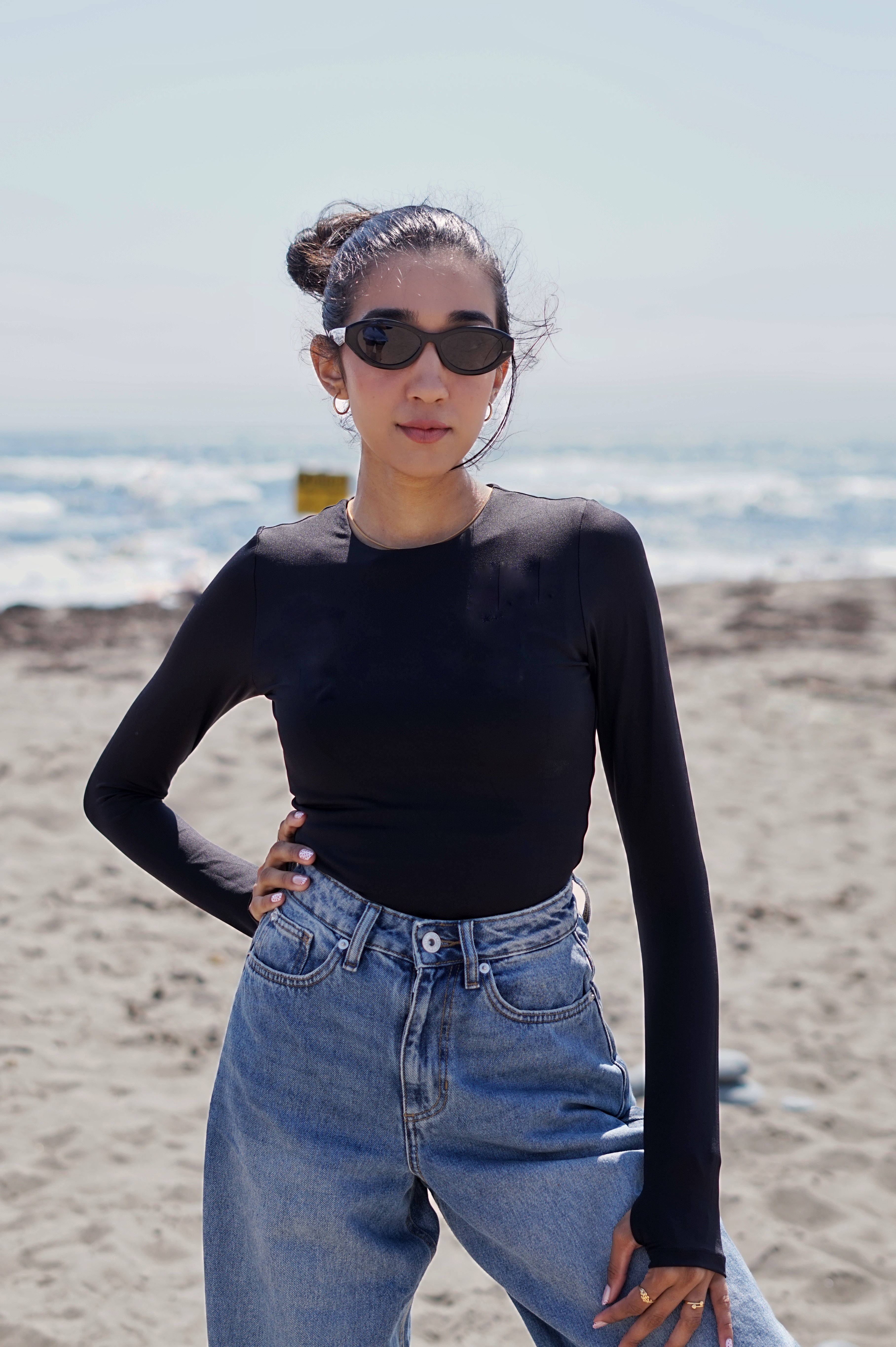 SCULPT LONG SLEEVE (BLACK)