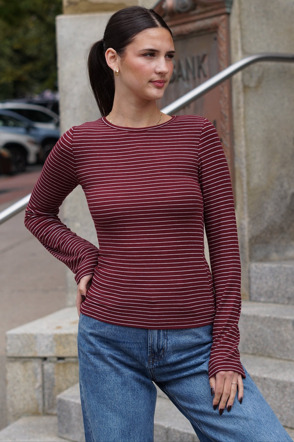 Auden Stripe Long Sleeve