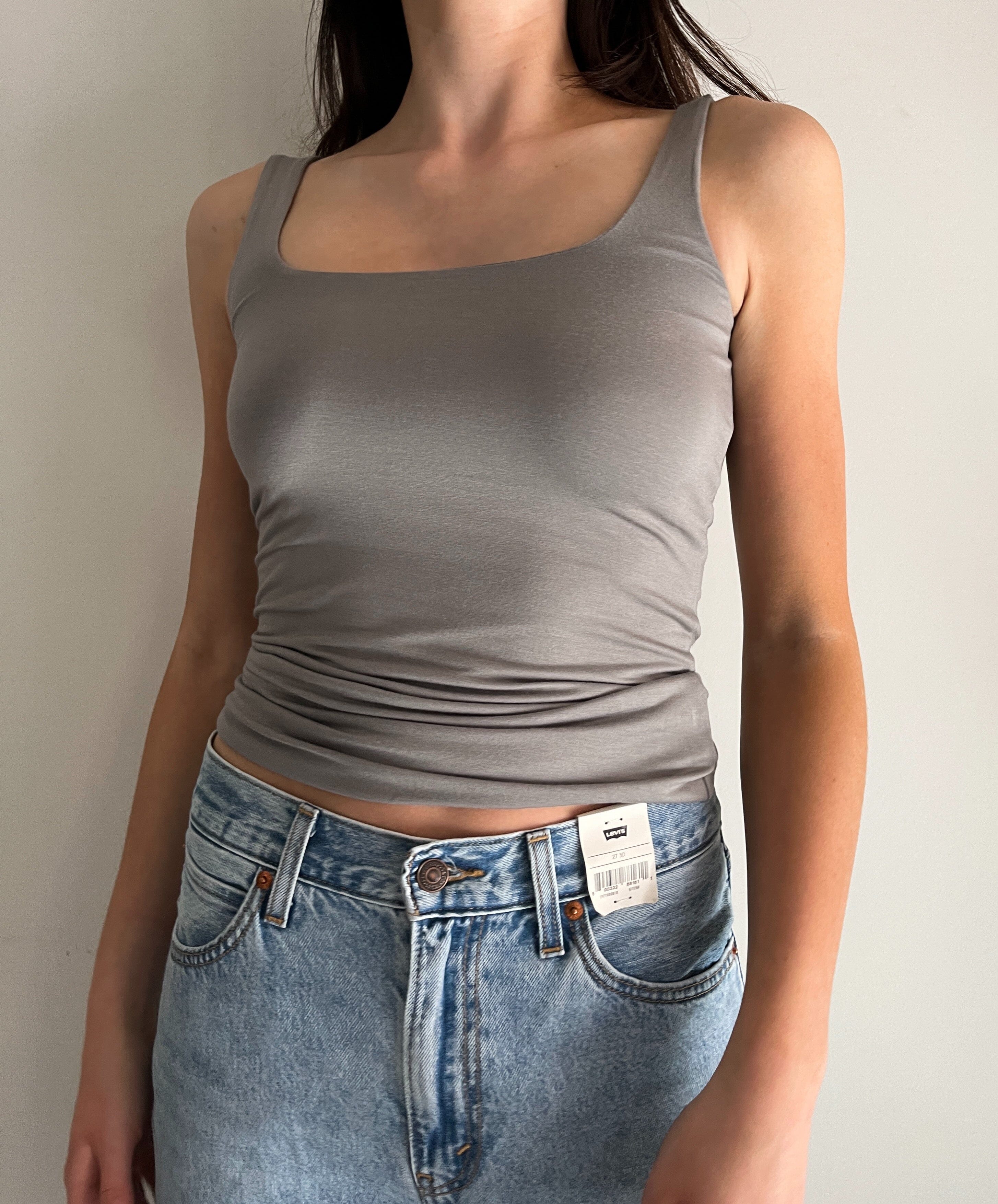 BELIZE TANK (GREY) Top GENTLE FAWN 