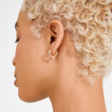 minimalist gold jewelry, heart shaped hoops, modern gold hoop earrings, women gold jewelry