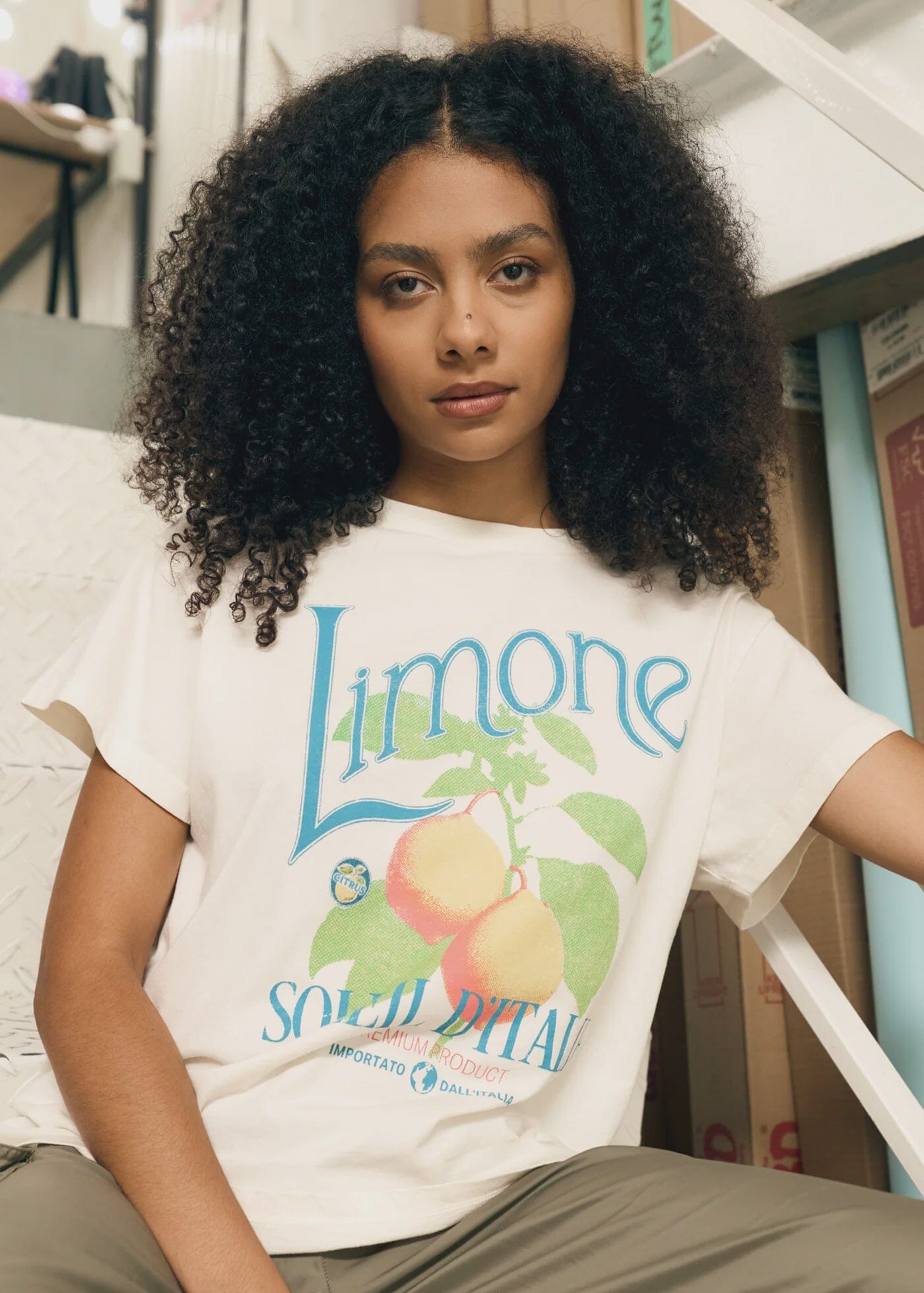 LIMONE VINTAGE TEE Top GIRL DANGER 