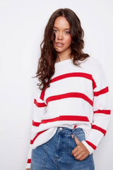 RED STRIPE KNIT
