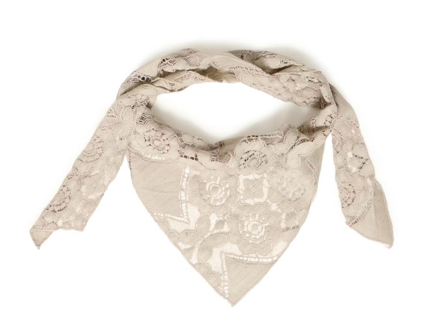 LACE BANDANA SCARF