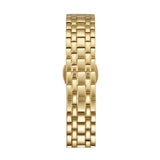 elegant gold link strap watch, modern gold accessory
