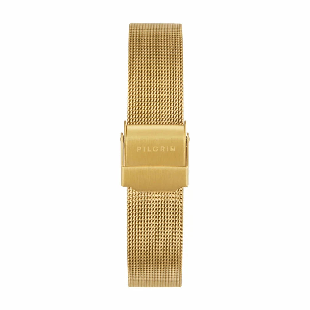 elegant gold mesh strap, timeless gold accessory