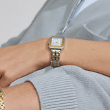 VOYAGER BRACE MIX METAL WATCH, PILGRIM, modern classic watch, minimalist mixed metal timepiece