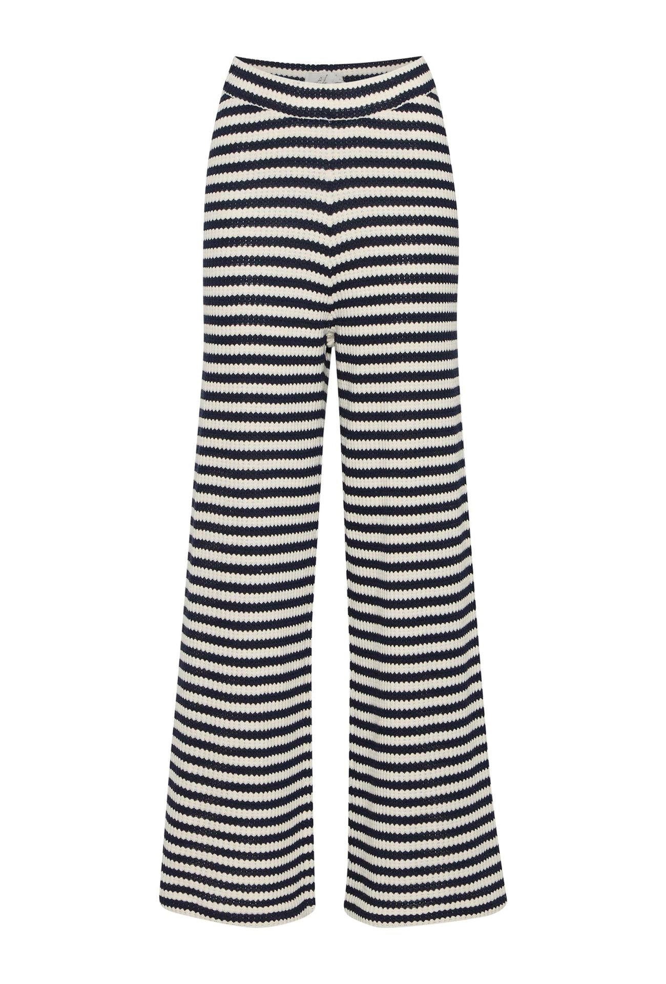 HORIZONTAL STRIPE KNIT PANT PANT ICHI 