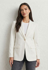 KATE OFFICE BLAZER (WHITE) Blazer ICHI 
