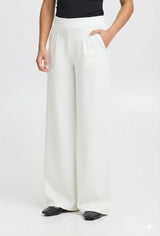 KATE STRAIGHT LEG TROUSER (WHITE) PANT ICHI 