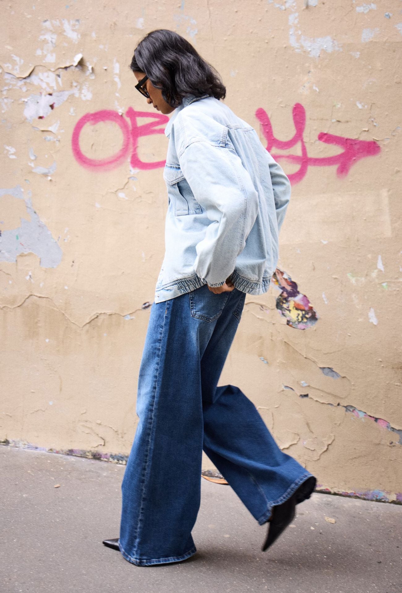 WIDE LEG JEAN (MEDIUM BLUE) Jeans ICHI 