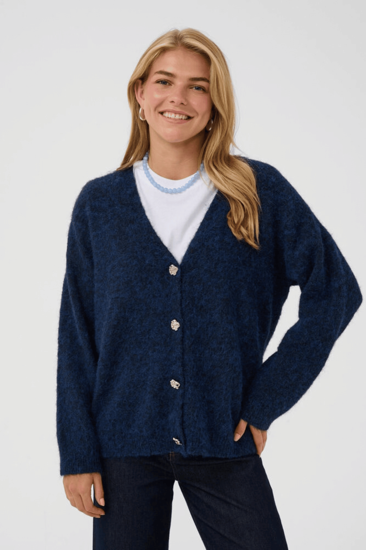 TATUM BRUSHED CARDIGAN
