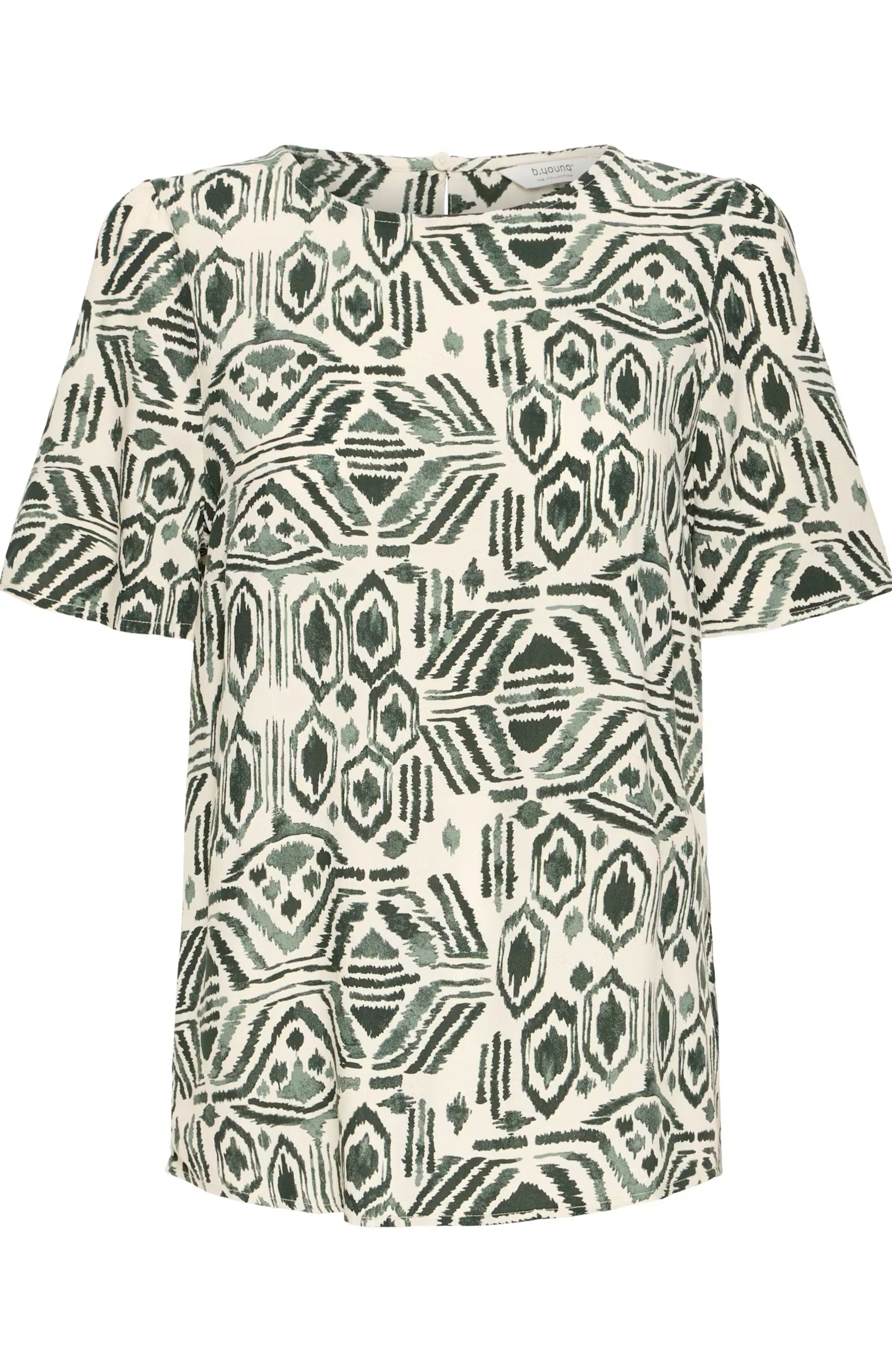 O-NECK BLOUSE (GEO) Top B YOUNG 