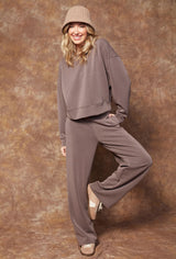 walnut wide leg pants, RD STYLE 