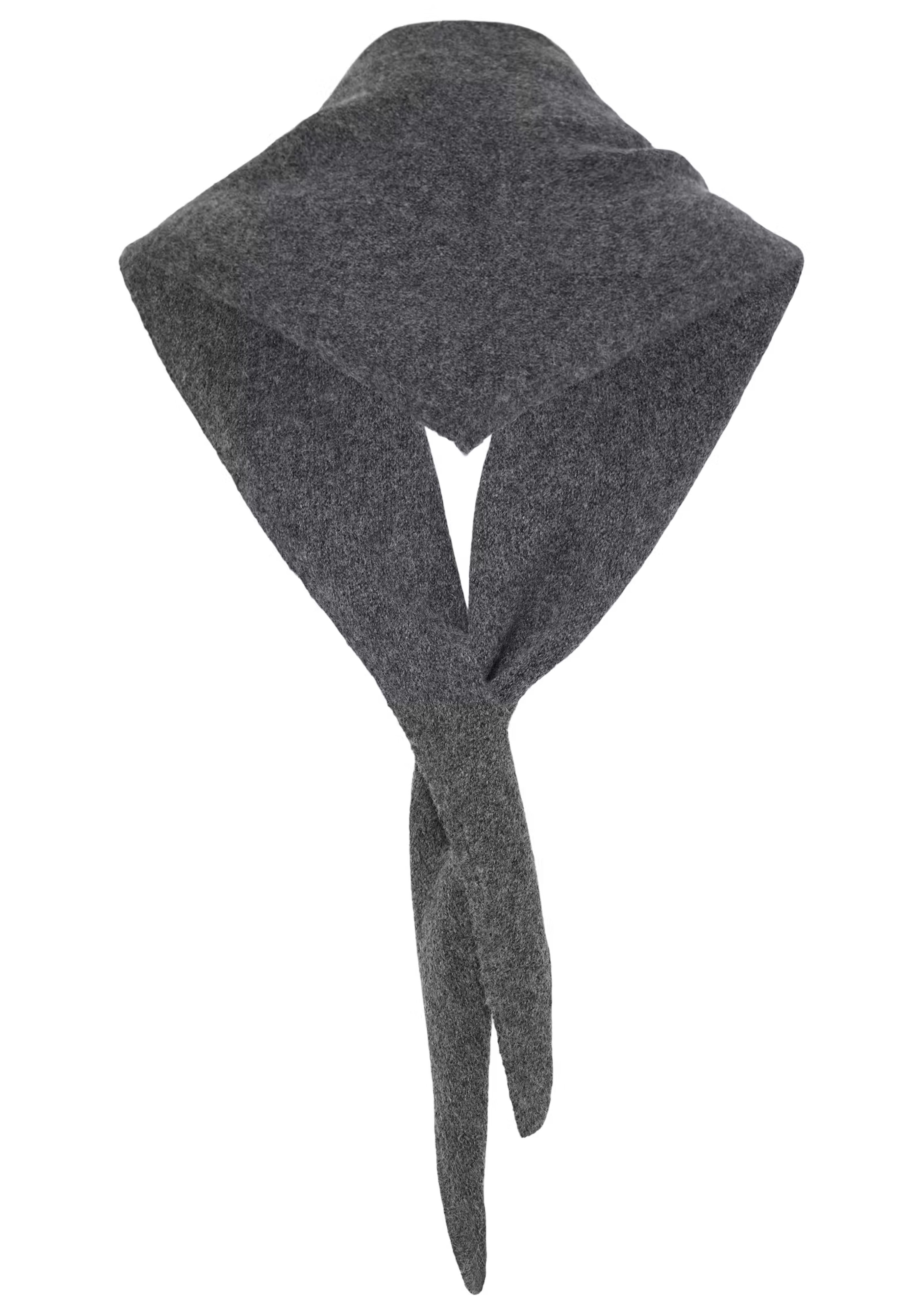 The Sienna Triangle Scarf- Dark Grey