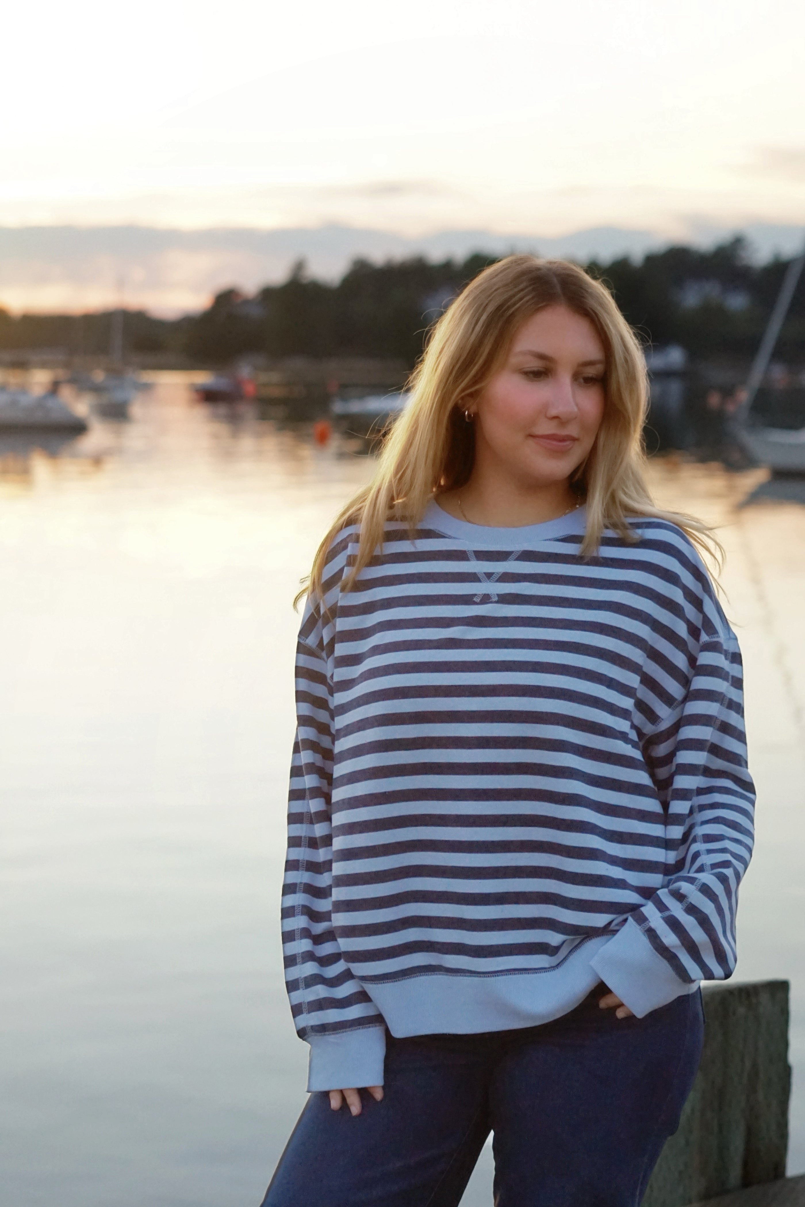 PARKER STRIPED SWEATER