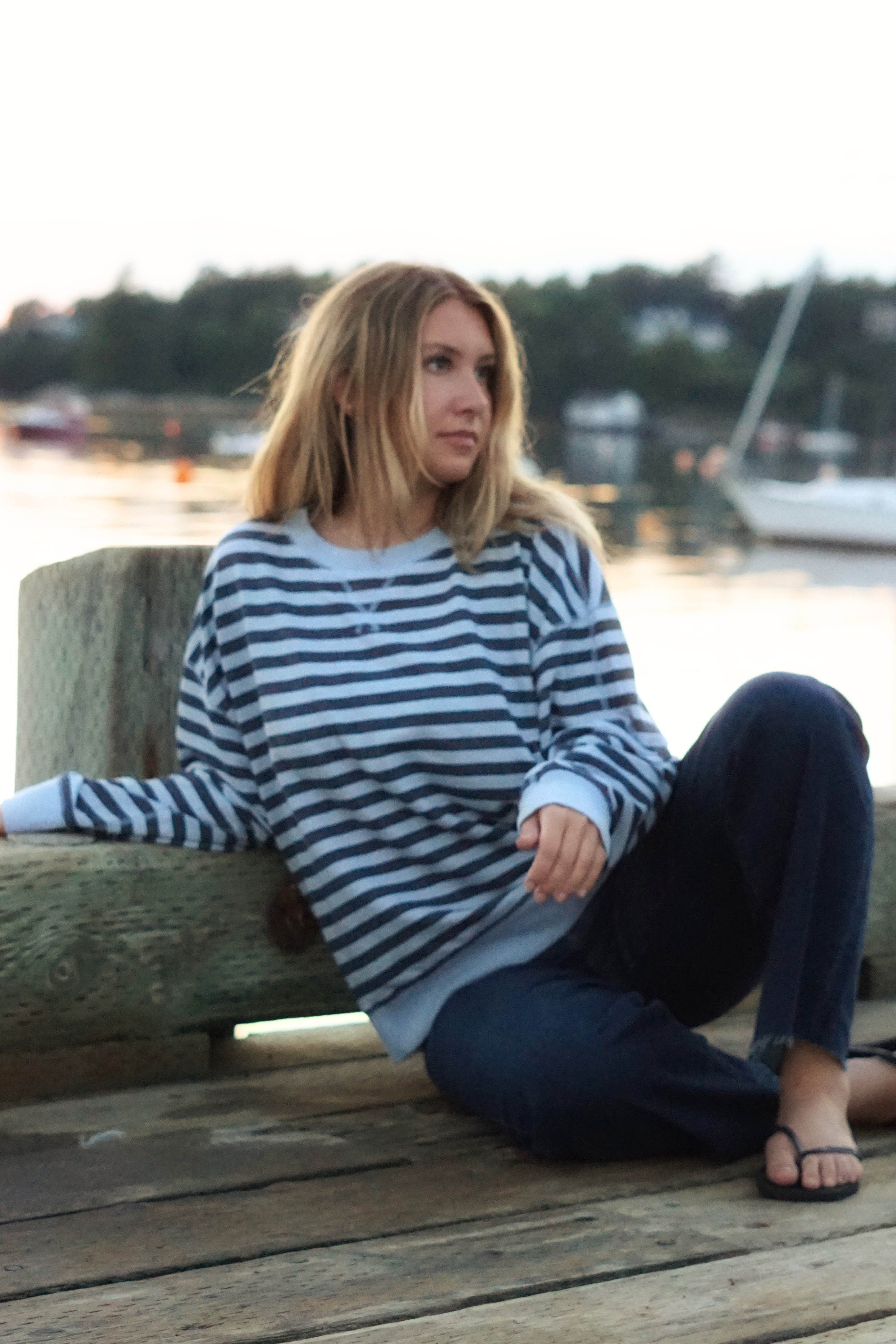 PARKER STRIPED SWEATER