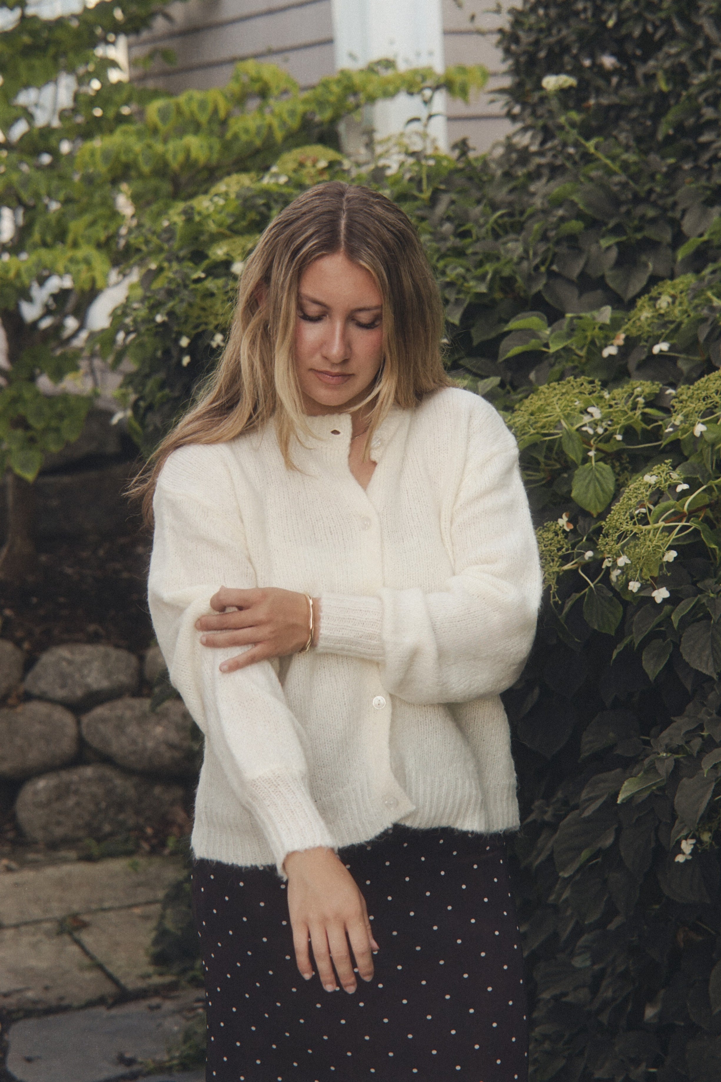 MARGOT ALPACA BLEND CARDIGAN- BIRCH