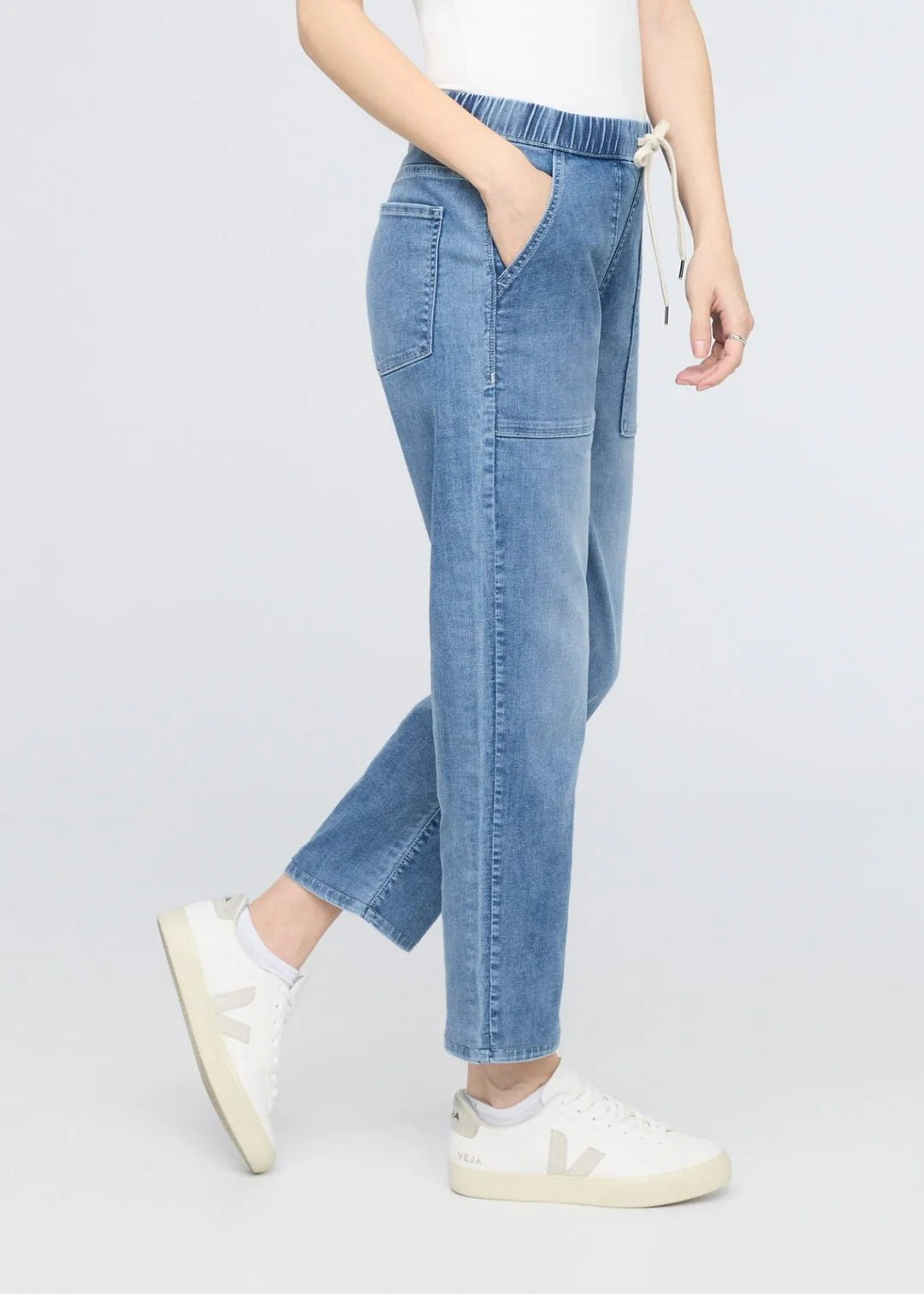 EASY PULL ON DENIM PANT