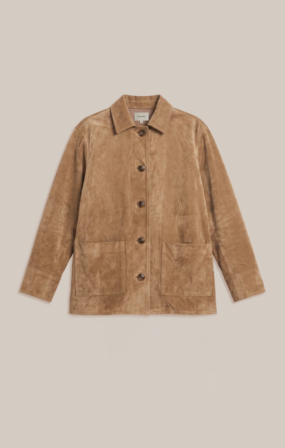 PALMER VEGAN SUEDE JACKET