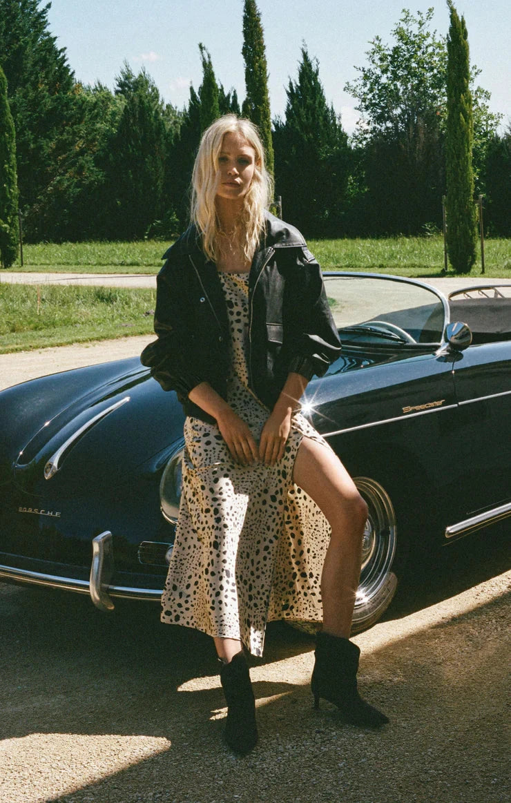 women’s leather look jacket, black bomber coat