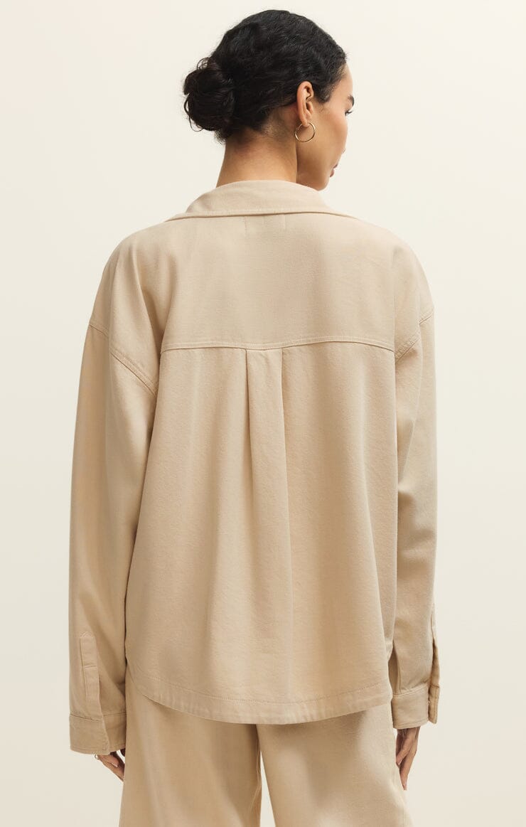 relaxed fit jacket women, button front jacket