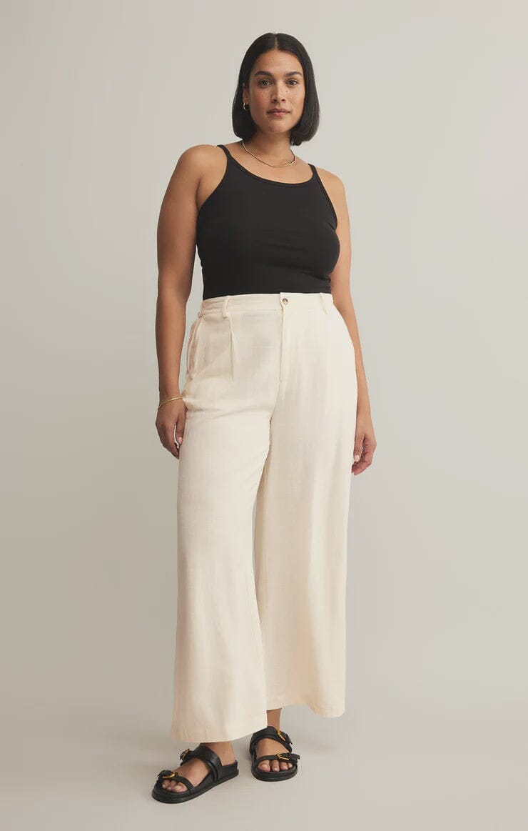 VISTA PANT, z supply, cream wide leg pants