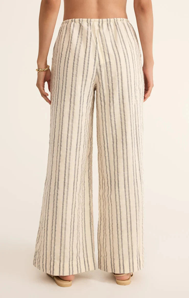 neutral stripe pants