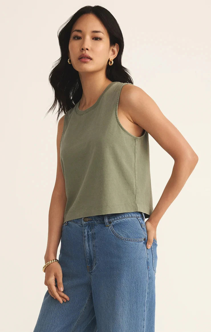 green wardrobe essential, relaxed summer top