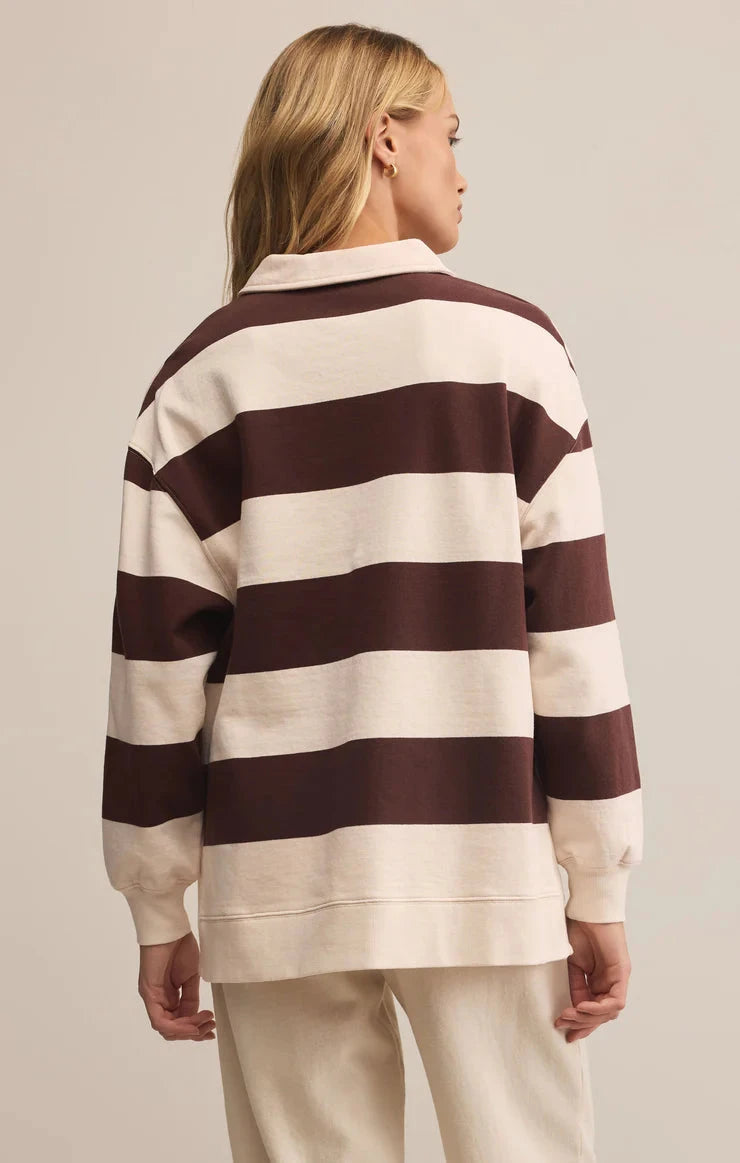 RUGBY striped pullover,  z supply 