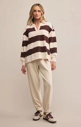 modern striped pullover, z supply 
