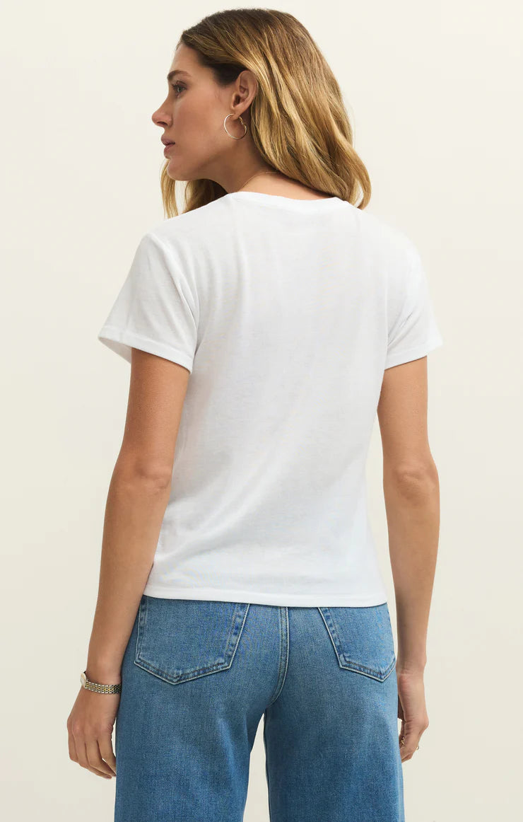 polished casual white top, white tee outfit ideas, soft cotton white t shirt, staple white shirt women, versatile white tee