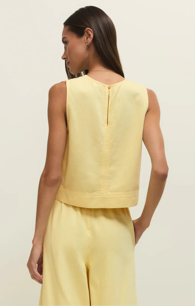 twill fabric tank, relaxed fit tank women, warm weather tank top