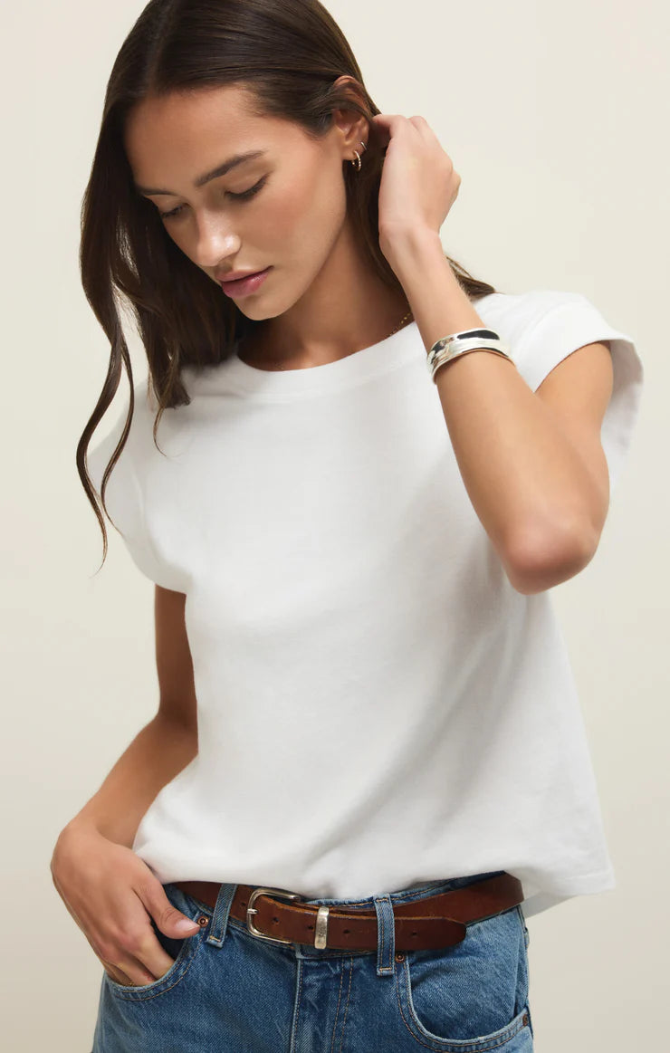 womens everyday cotton top, classic white cotton shirt women, minimalist cotton tee women