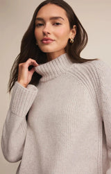 soft grey pullover, emerge sweater