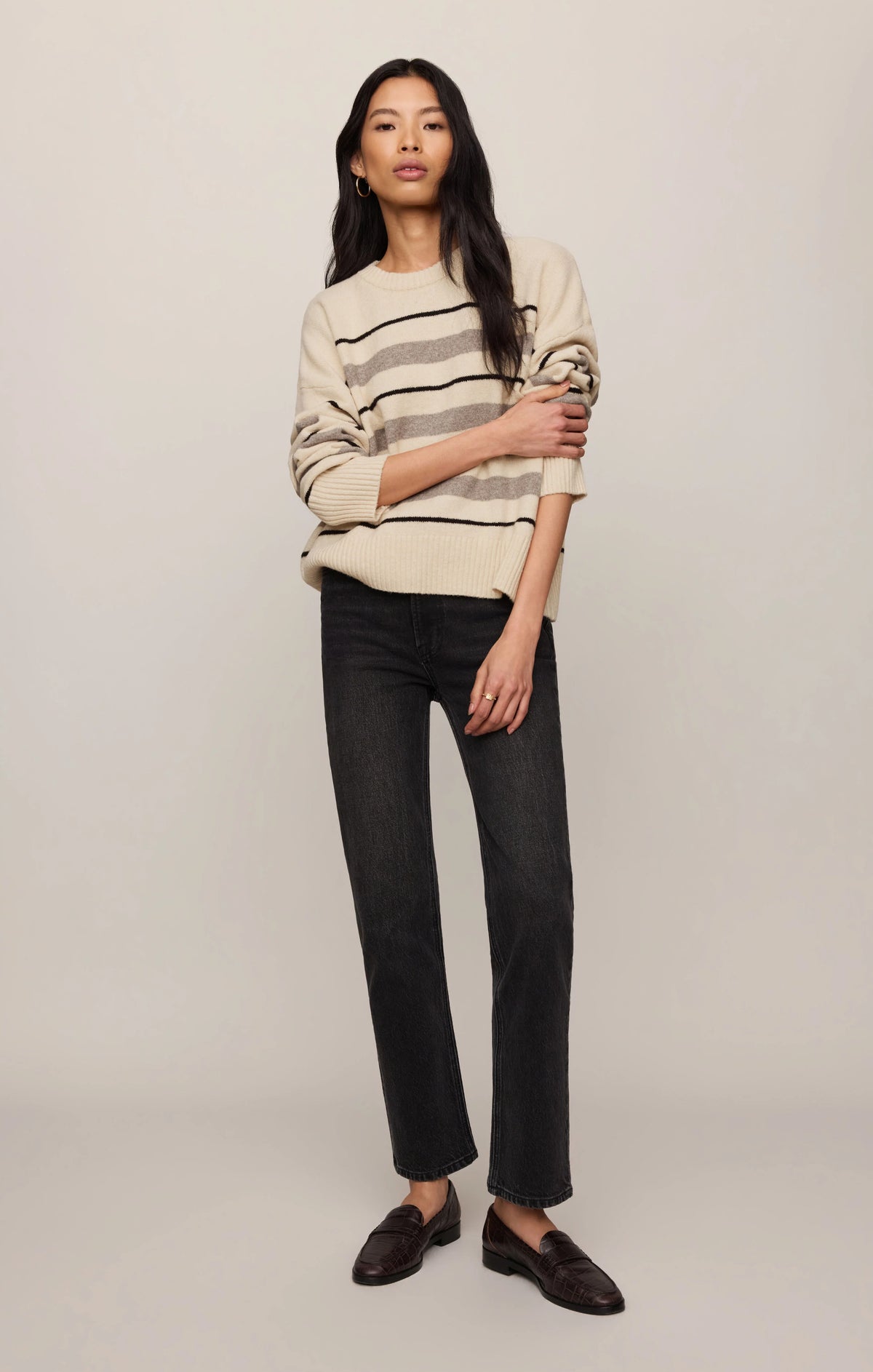 GRETA STRIPE SWEATER