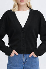 BLACK SHORT CARDIGAN