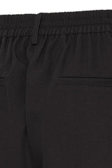 straight leg black trousers, everyday work pants women, classic black trousers