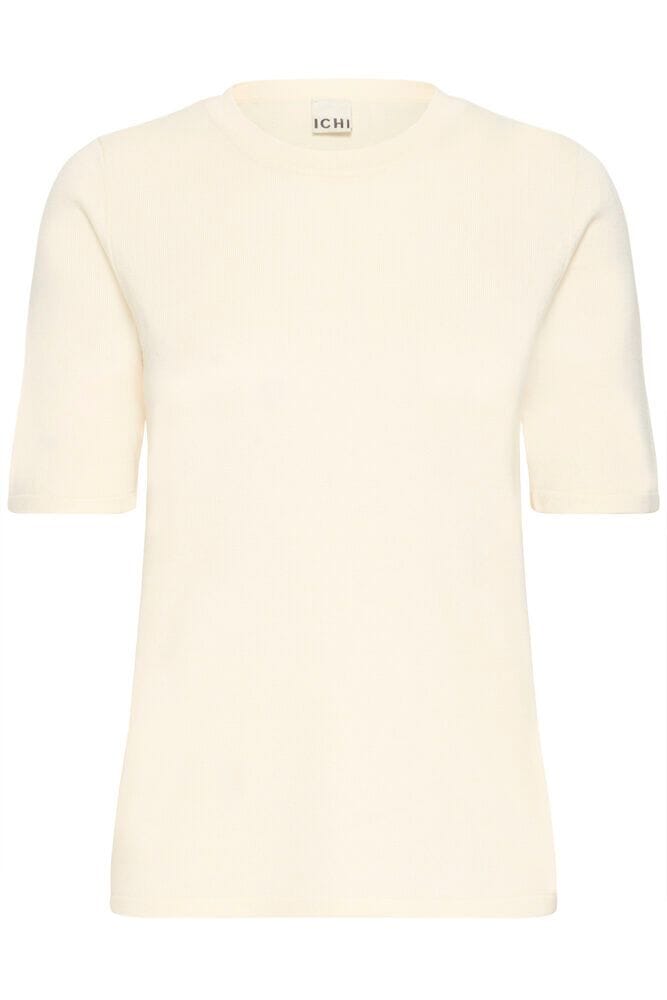 women cream knit top, neutral short sleeve knit tee, everyday cream shirt women