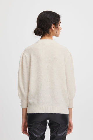 KAMARA KNIT PULLOVER (IVORY) Sweater ICHI 