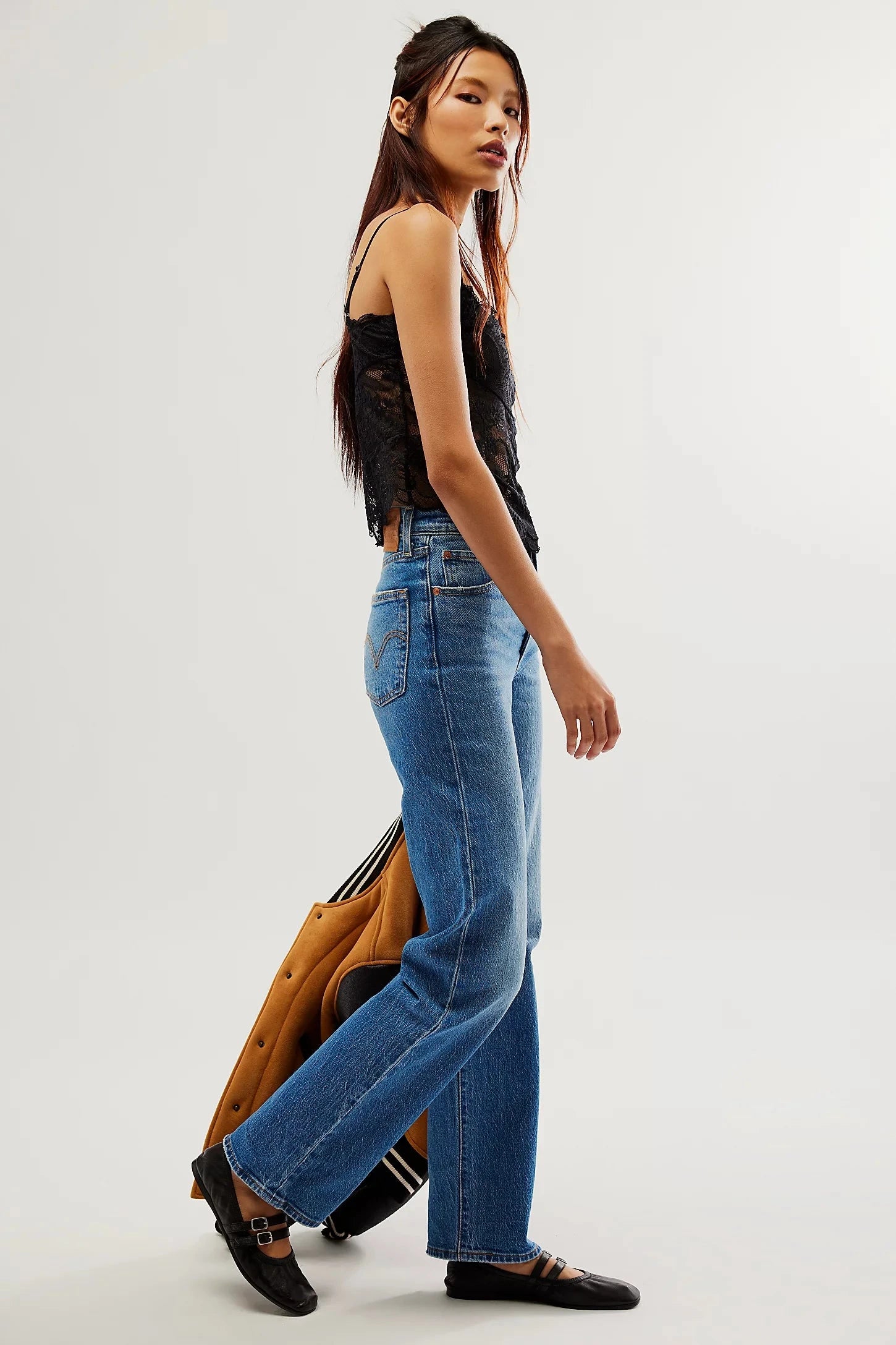 RIBCAGE FULL LENGTH (DANCE AROUND) DENIM LEVIS 