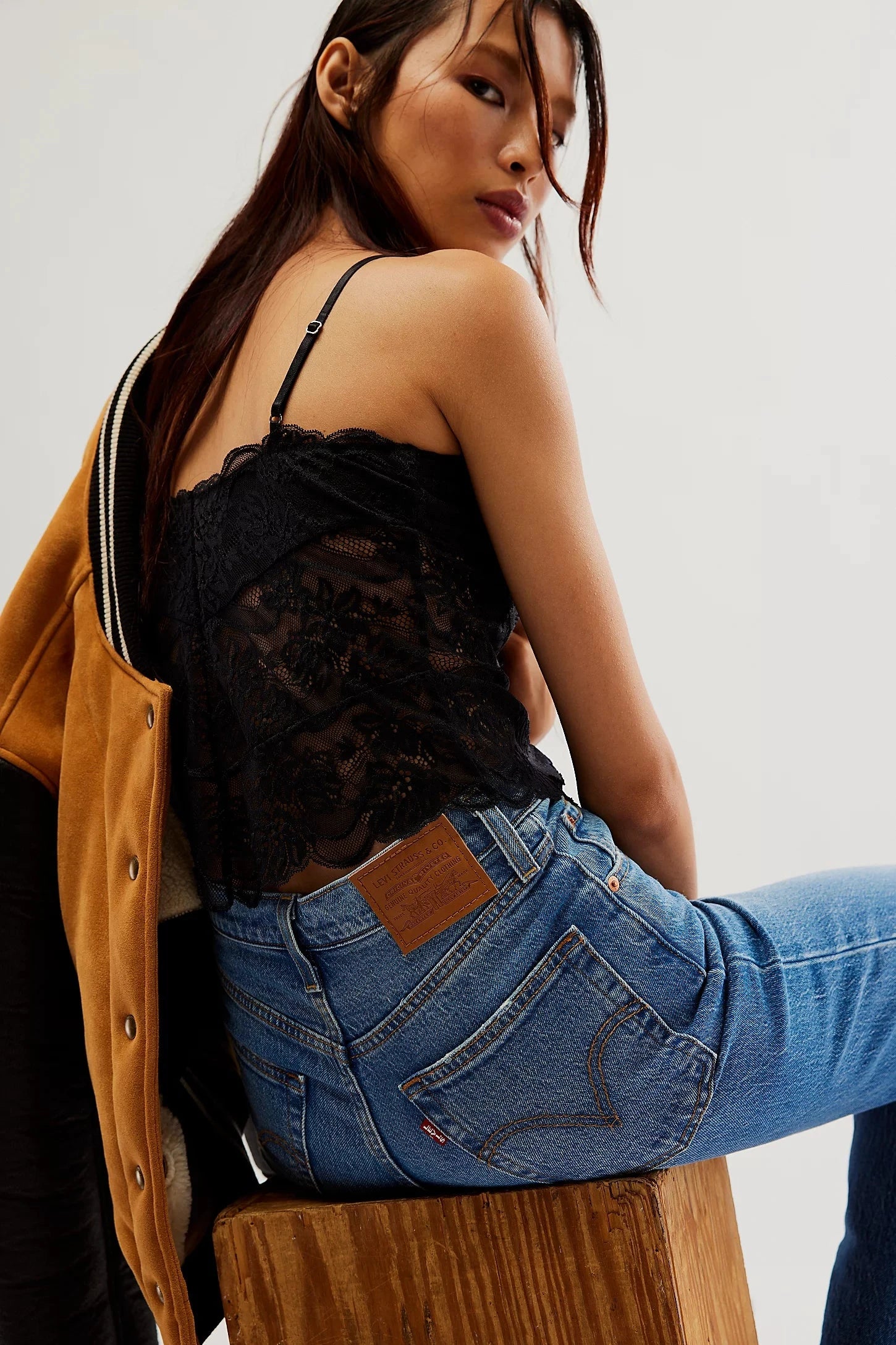 RIBCAGE FULL LENGTH (DANCE AROUND) DENIM LEVIS 