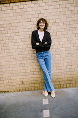 BLACK SHORT CARDIGAN