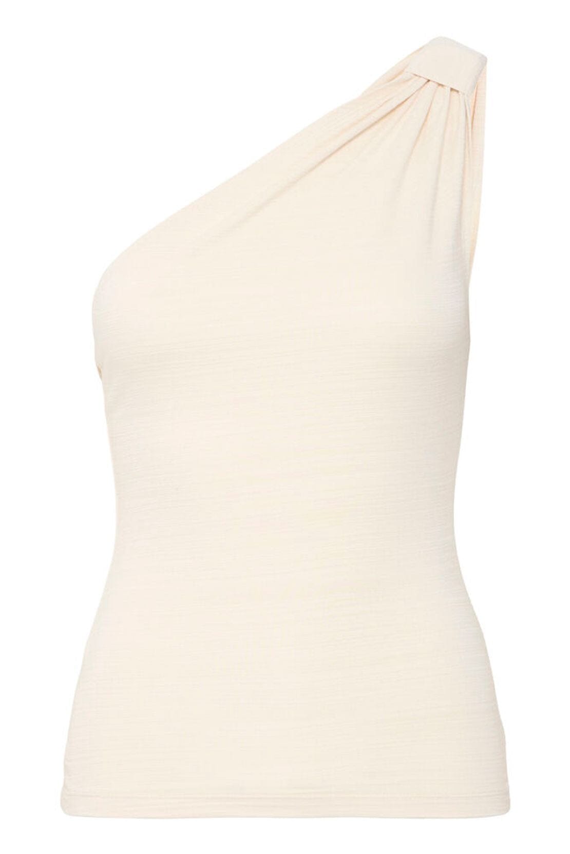 ONE SHOULDER BEIGE TOP Top B YOUNG 