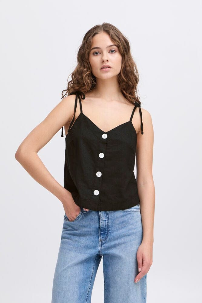 LILY TOP (BLACK) Top ICHI 